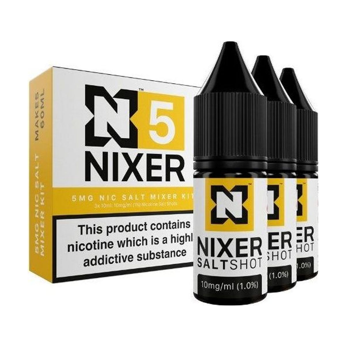 5mg Nixer Shot 10ml Nic Salts