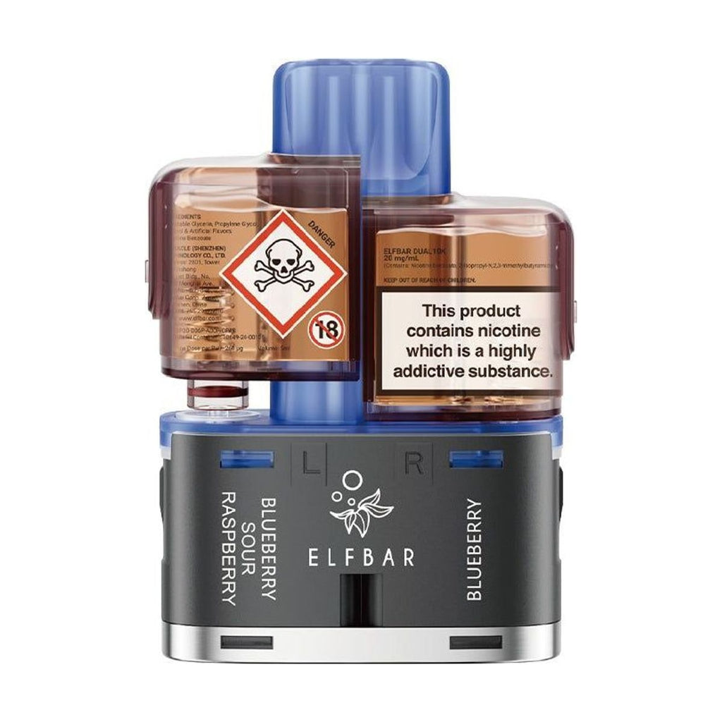 Elf Bar Dual 10K Pod &amp; Refill - Blueberry Edition
