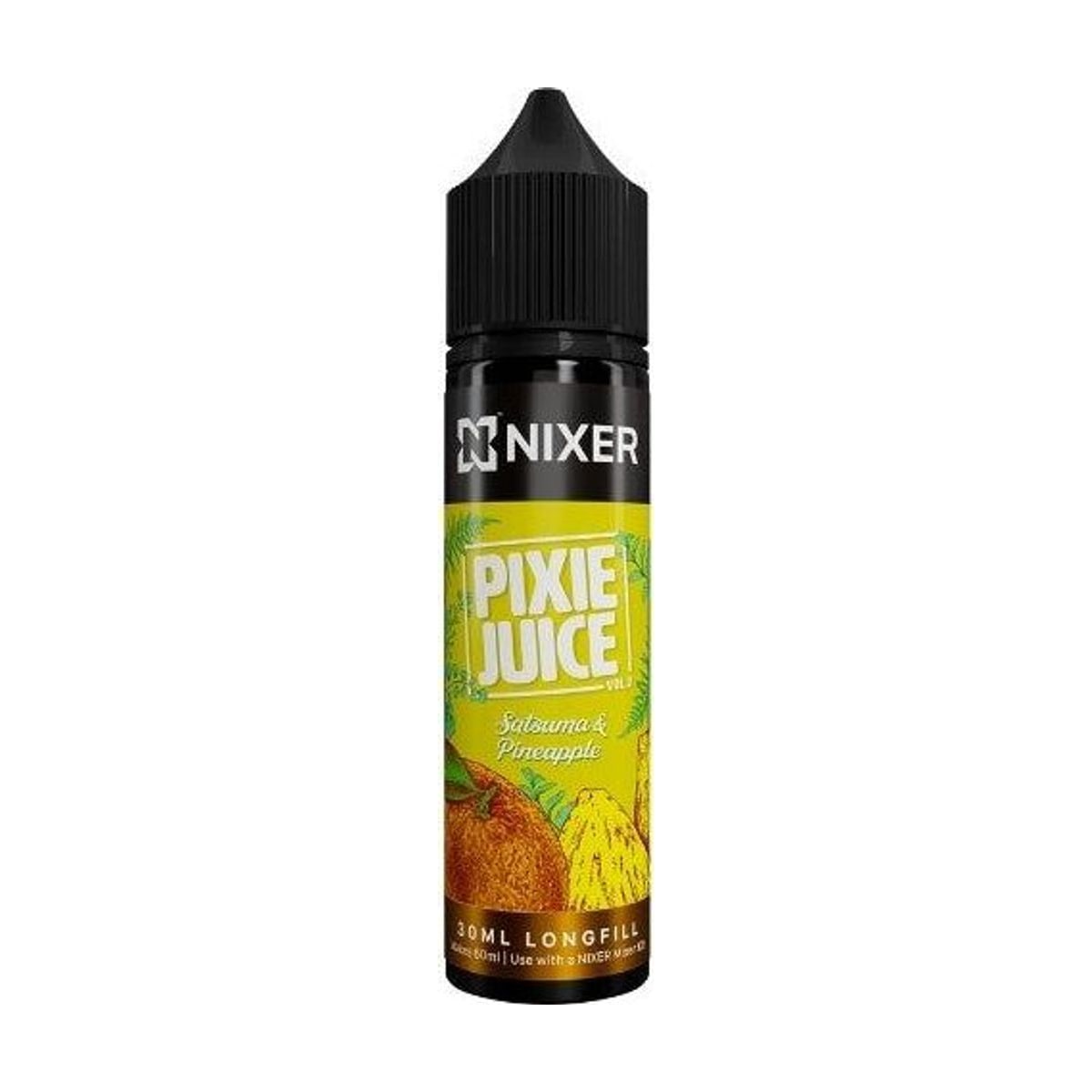 Nixer X Pixie Juice - 30ml - Satsuma &amp; Pineapple - Longfill
