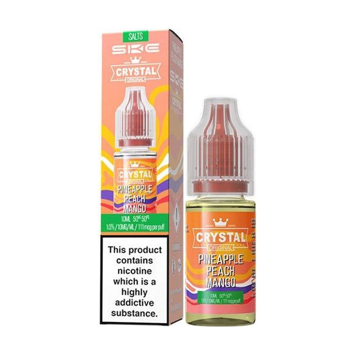 SKE Crystal Bar V2 - Nic Salt - Pineapple Peach Mango